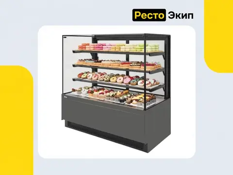 Chilz Vete II Kub 90 Антрацит/Серый матовый — Кондитерская витрина