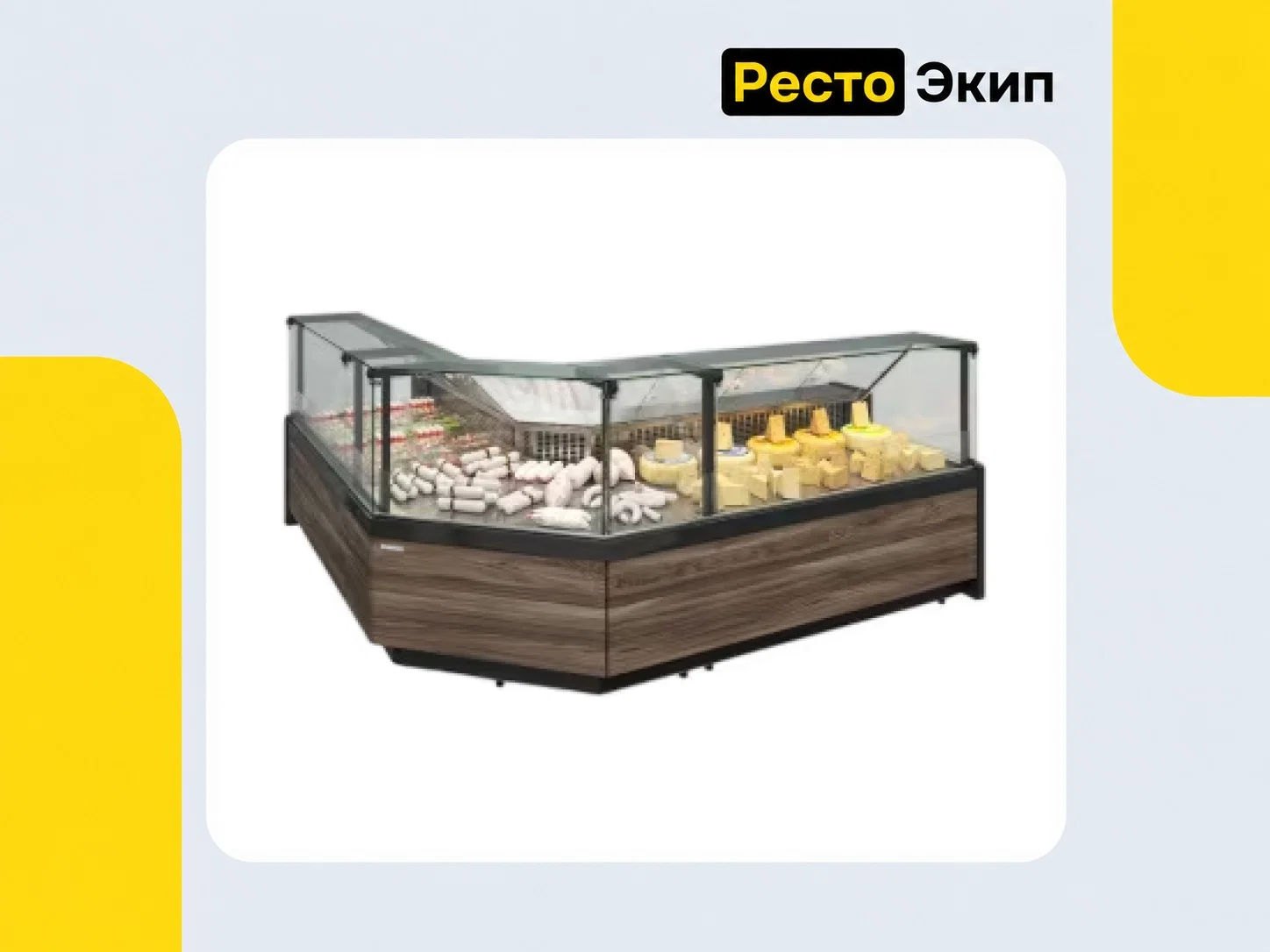 Полюс GC111 SL 2,0-1 Тёмный дуб — Холодильная витрина - миниатюра 3