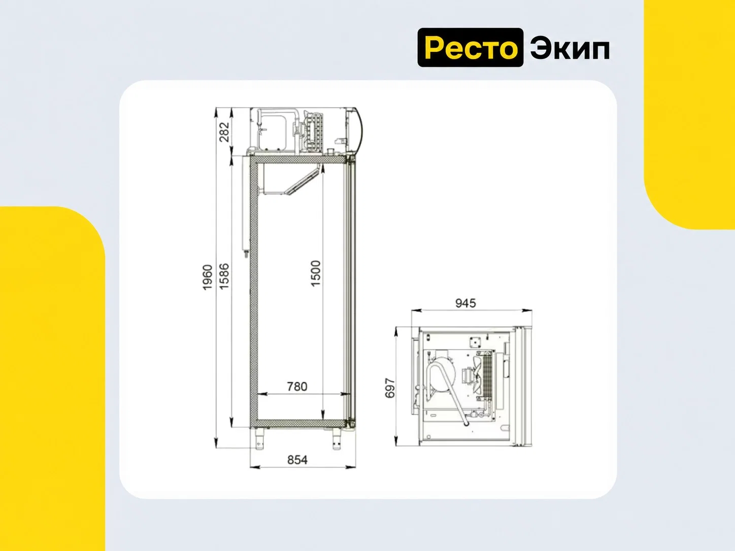 Polair DM 107-S 2.0 — Среднетемпературный шкаф - миниатюра 4