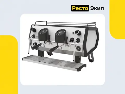 Sanremo D8 Pro 2GR бело-чёрная — Рожковая кофемашина