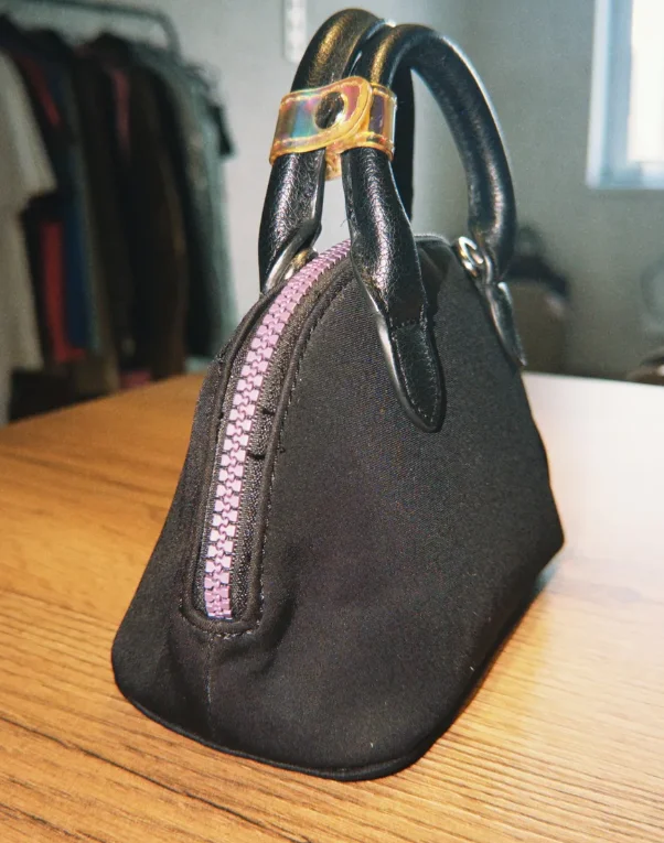 Сумка для боулинга чёрная Zara б\у - миниатюра 4