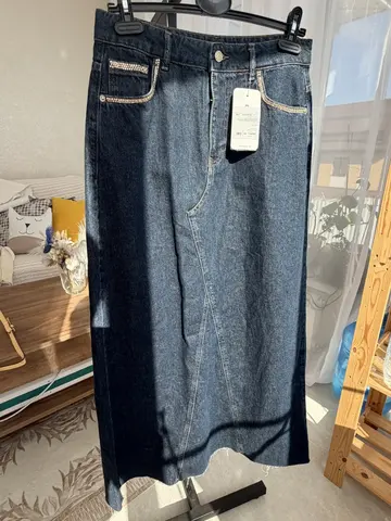 Юбка джинсовая maxi