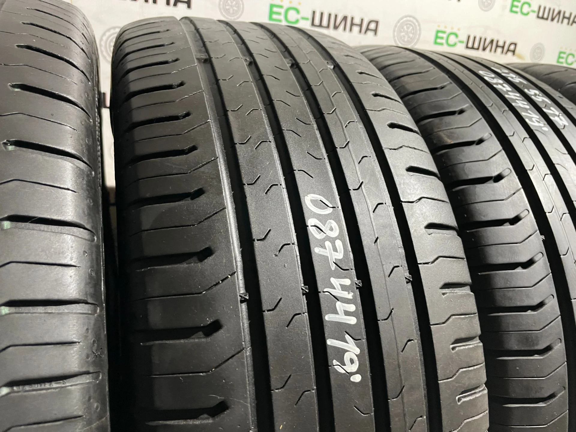 Комплект шин б/у 215 55 17 Continental без пробега по РФ - миниатюра 4