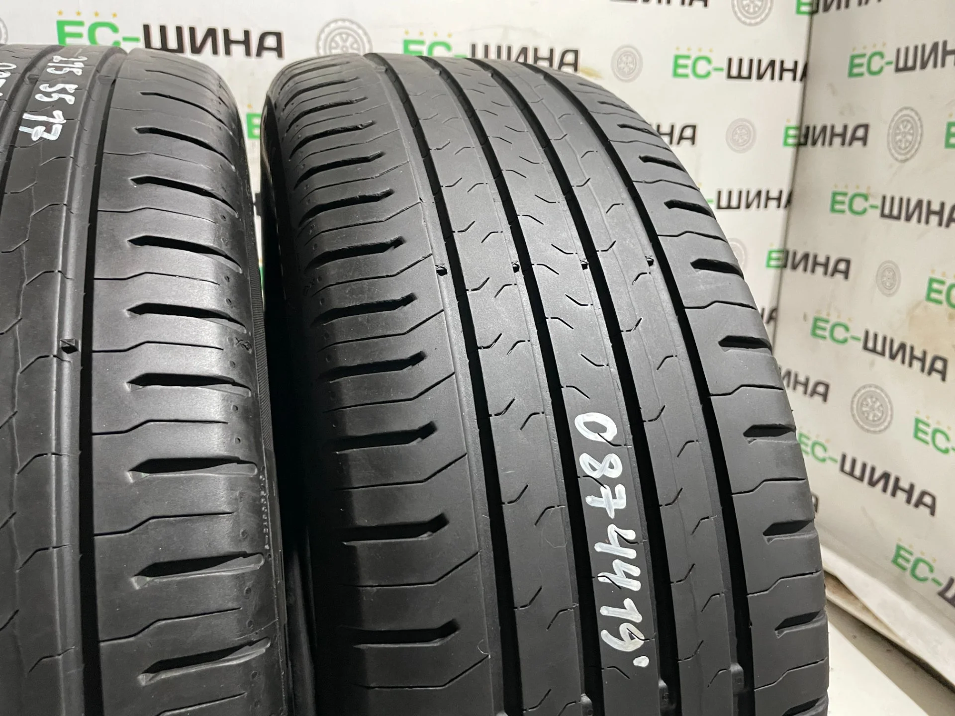Комплект шин б/у 215 55 17 Continental без пробега по РФ - миниатюра 6