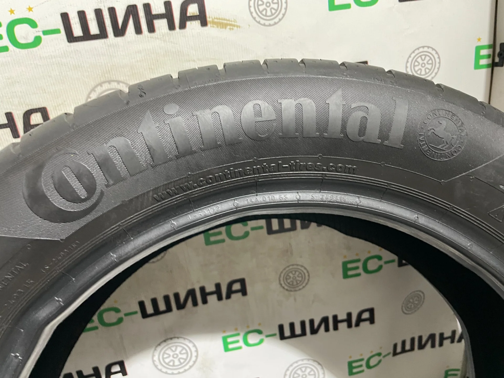 Комплект шин б/у 215 55 17 Continental без пробега по РФ - миниатюра 7