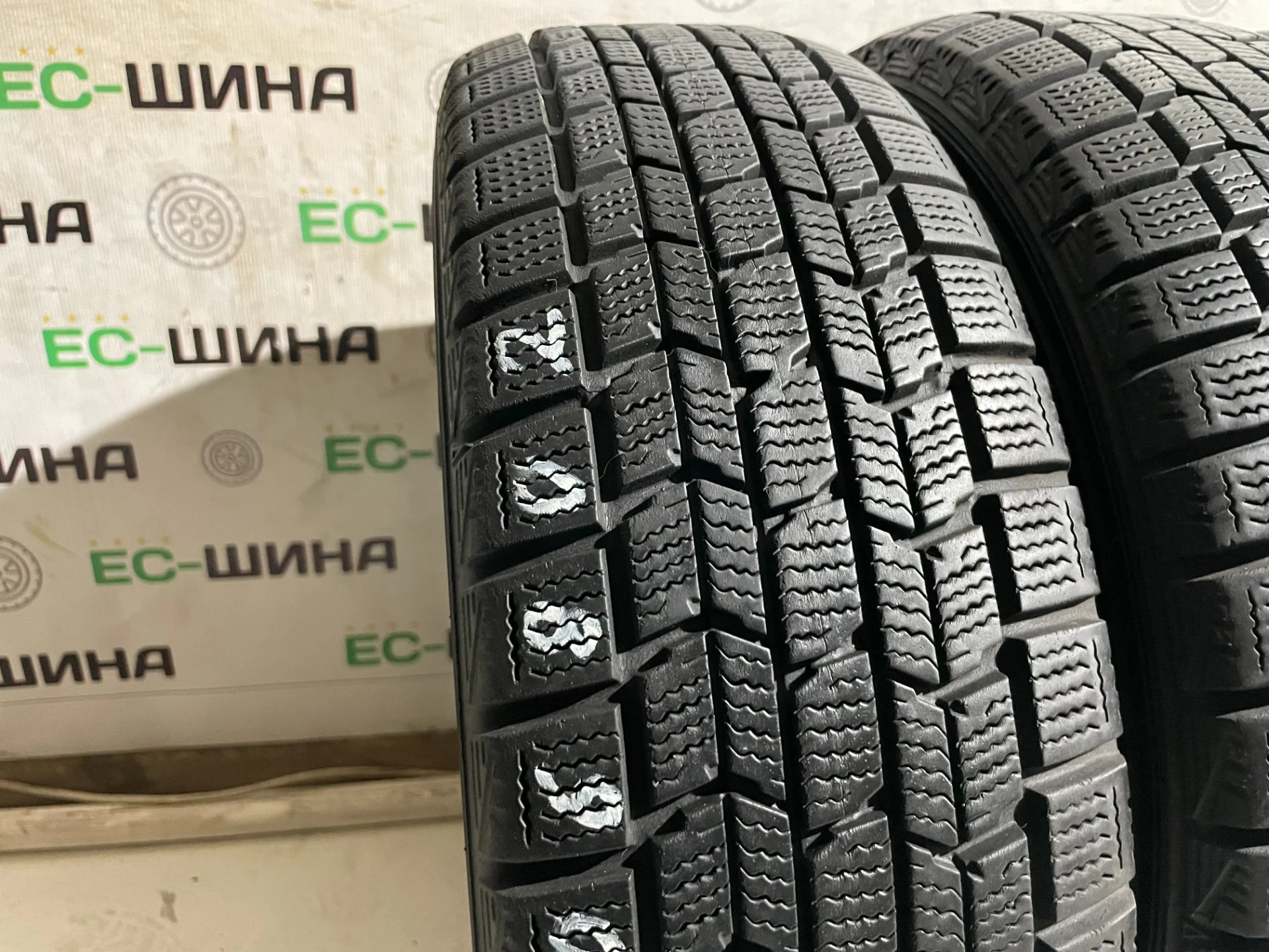 Комплект шин б/у 175 65 14 Dunlop без пробега по РФ - миниатюра 3