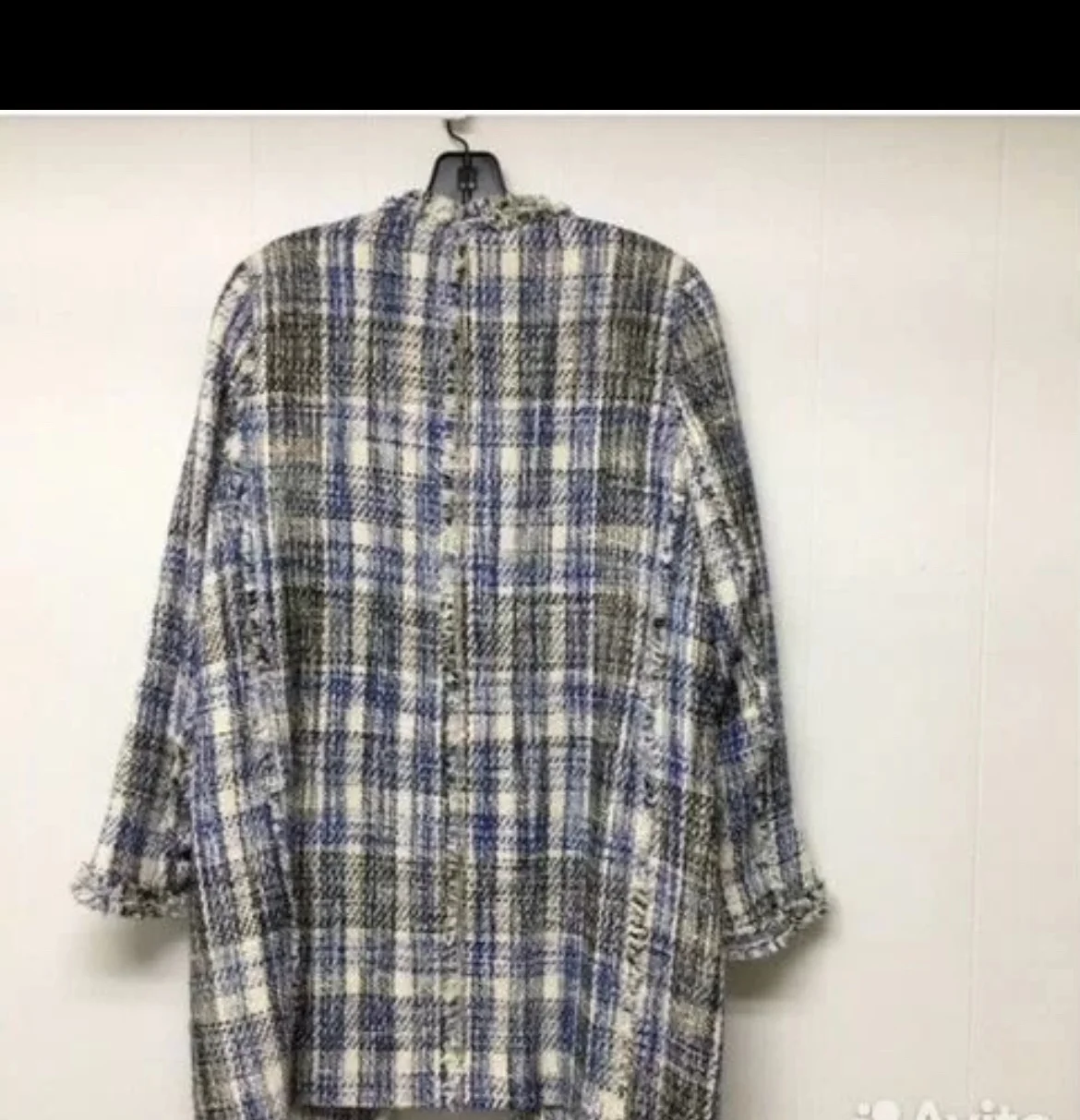Твидовый жакет zara 42 - миниатюра 2