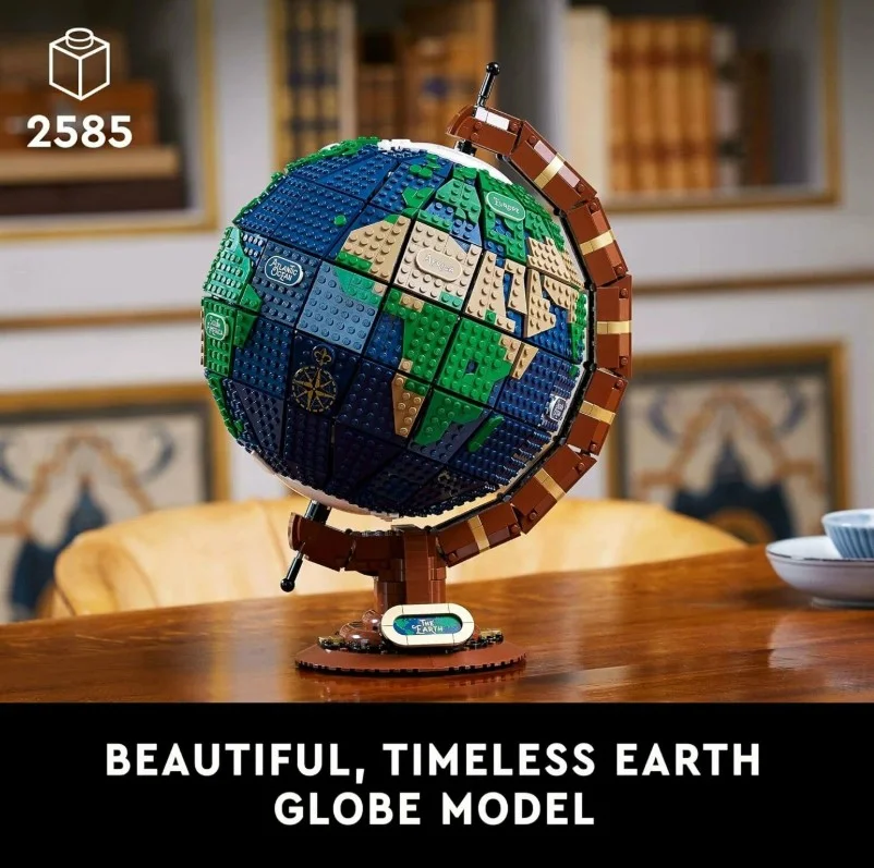 Конструктор lego Ideas 21332 Глобус, светящийся эффект - миниатюра 3