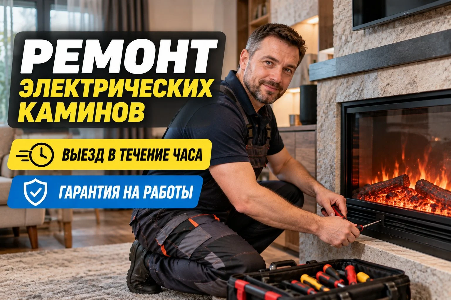 Ремонт Электрокаминов - изображение 1