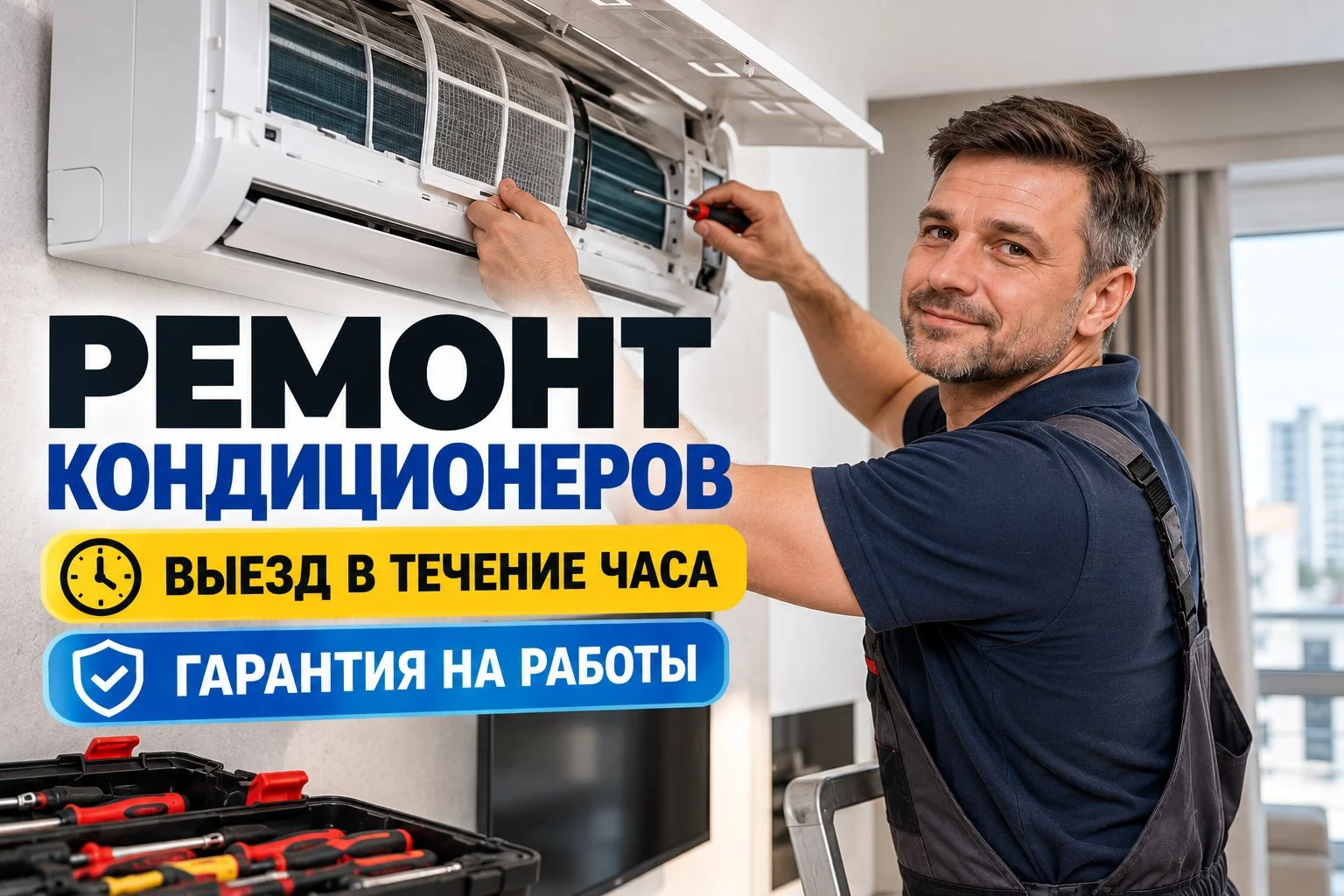 Ремонт, обслуживание кондиционеров - изображение 1