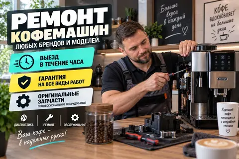 Ремонт автоматических кофемашин