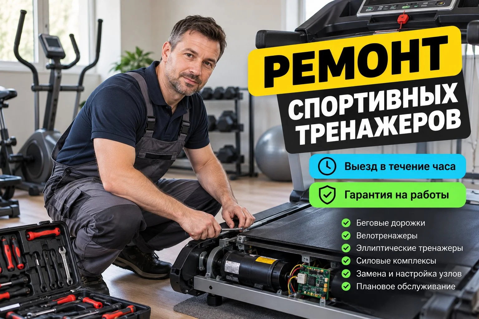 Ремонт спортивных тренажеров - изображение 1