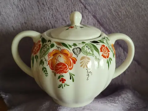 Сахарница из сервиза Утренний СССР ЛФЗ