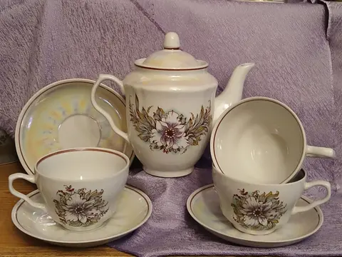 Сервиз чайный на 3персоны СССР Барановка