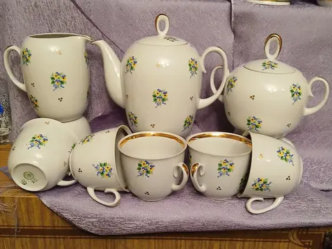 Сервиз чайный Анютины глазки СССР ПФ