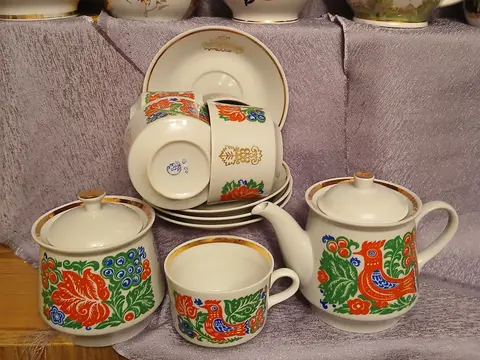 Сервиз чайный СССР Сумской ФЗ