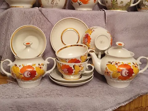 Чайный сервиз СССР Днепропетровский ФЗ