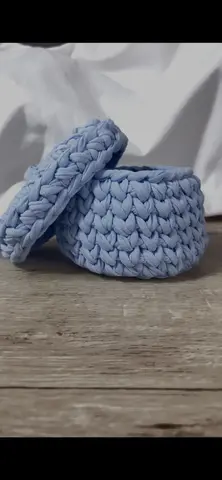 корзинка вязанная
