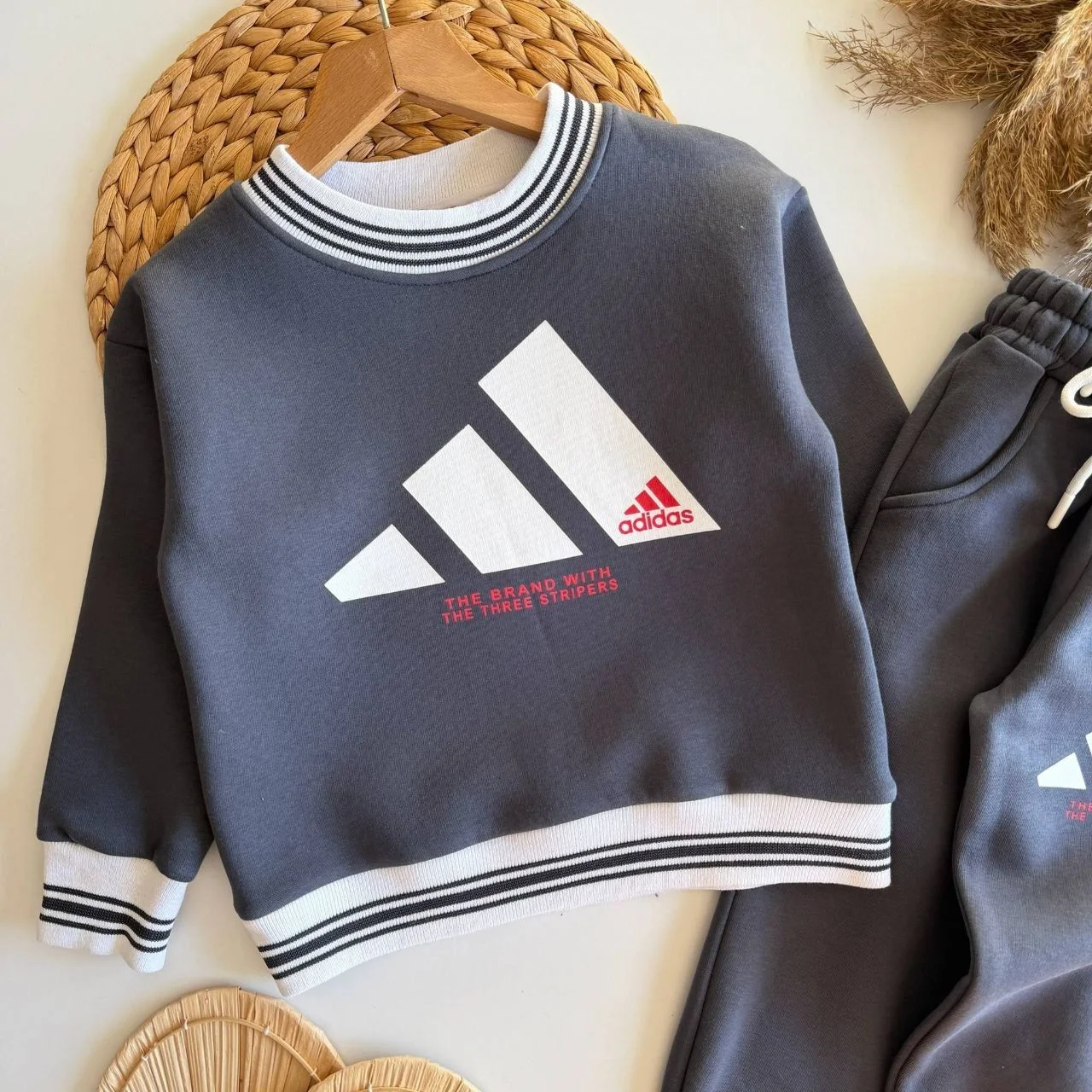 Костюм с начесом Adidas для мальчика - миниатюра 3