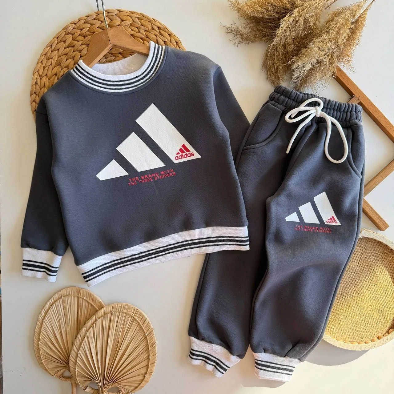 Костюм с начесом Adidas для мальчика - миниатюра 5
