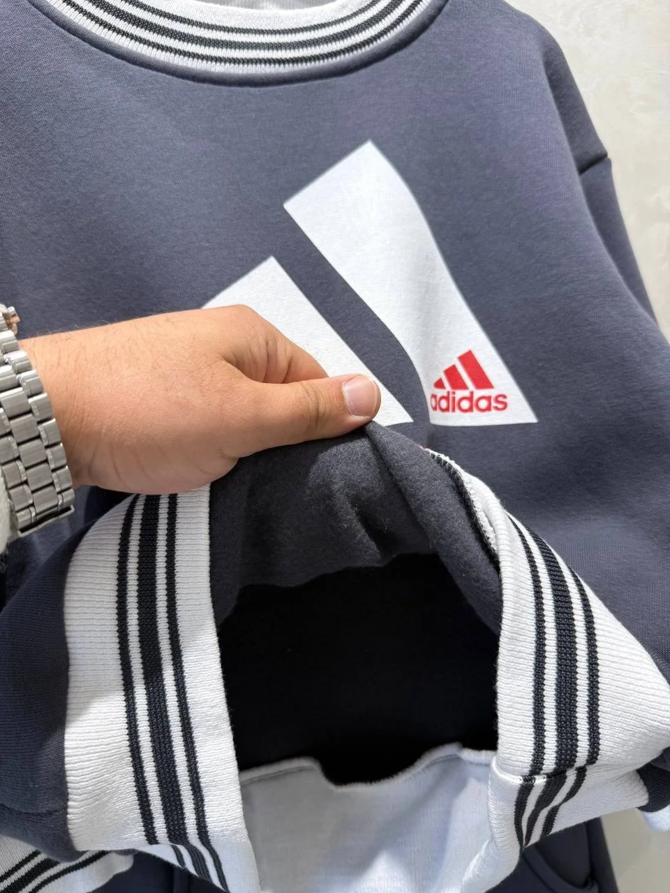 Костюм с начесом Adidas для мальчика - миниатюра 6