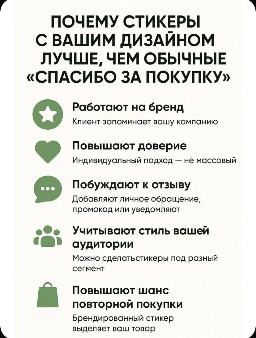 Наклейки с Вашим дизайном 58 на 40мм 1000шт. - миниатюра 4