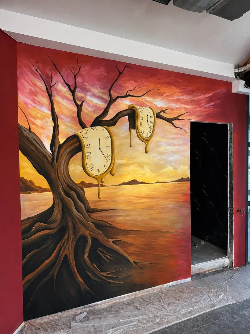 Художественная роспись стен: граффити, картины, барельефы - миниатюра 28