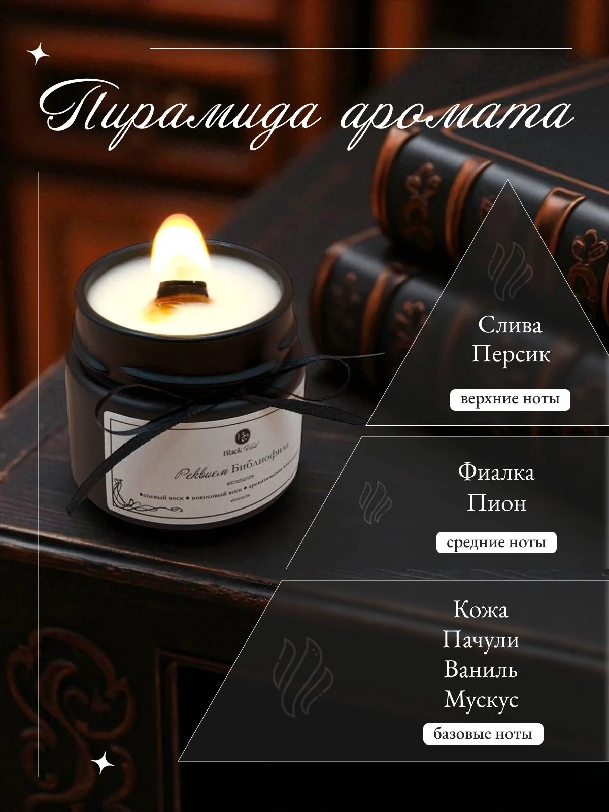 Реквием библиофила 🦇 аромасвеча - миниатюра 2