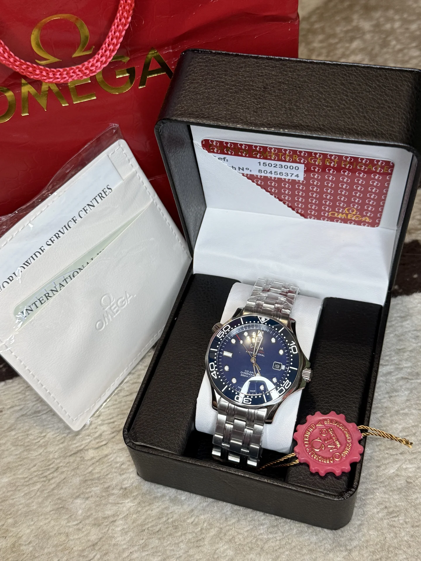 часы omega seamaster diver 300m - миниатюра 2