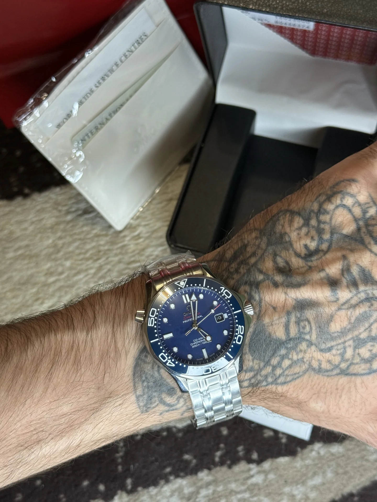 часы omega seamaster diver 300m - миниатюра 7