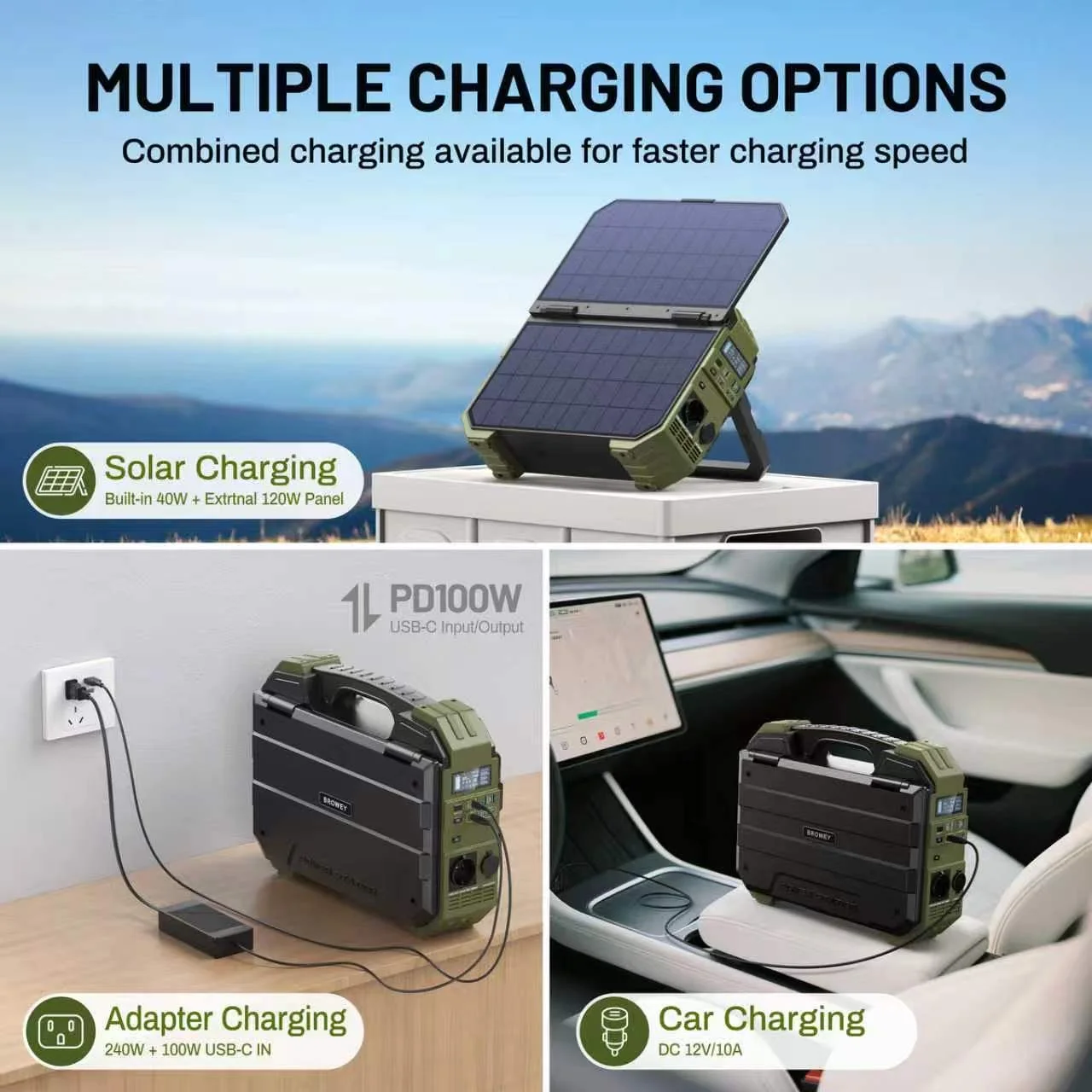 Портативная электростанция с солнечной батареей - миниатюра 2