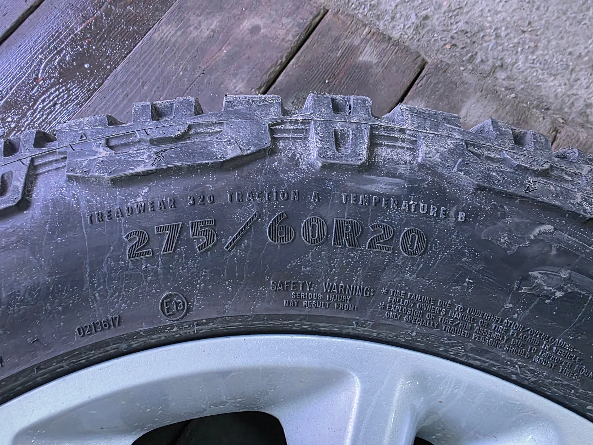 Колёса Goodyear Wrangler DuraTrac RT 275/60 R20 - миниатюра 3