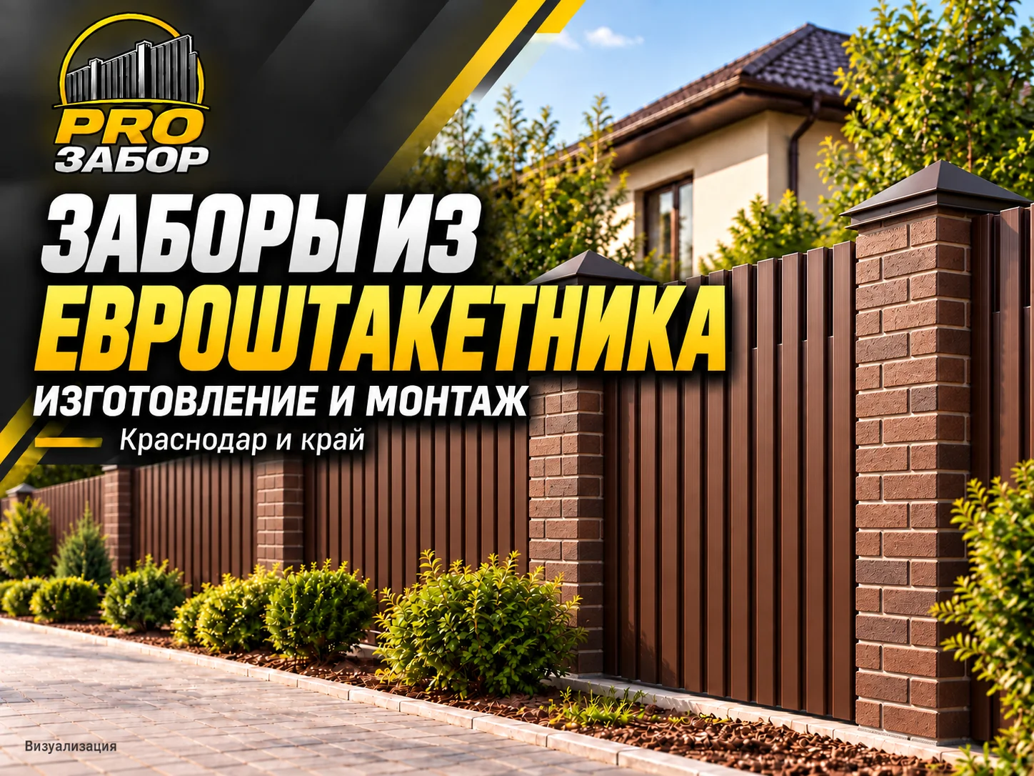 Забор под ключ. Краснодар - миниатюра 3