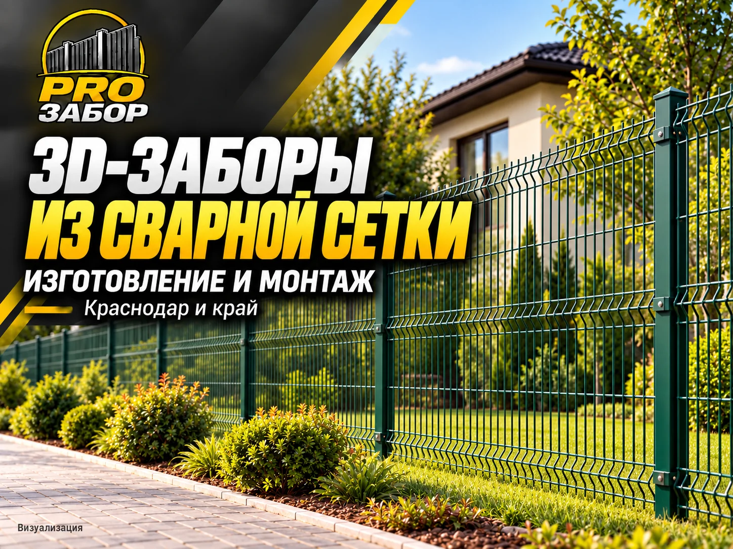 Забор под ключ. Краснодар - миниатюра 6