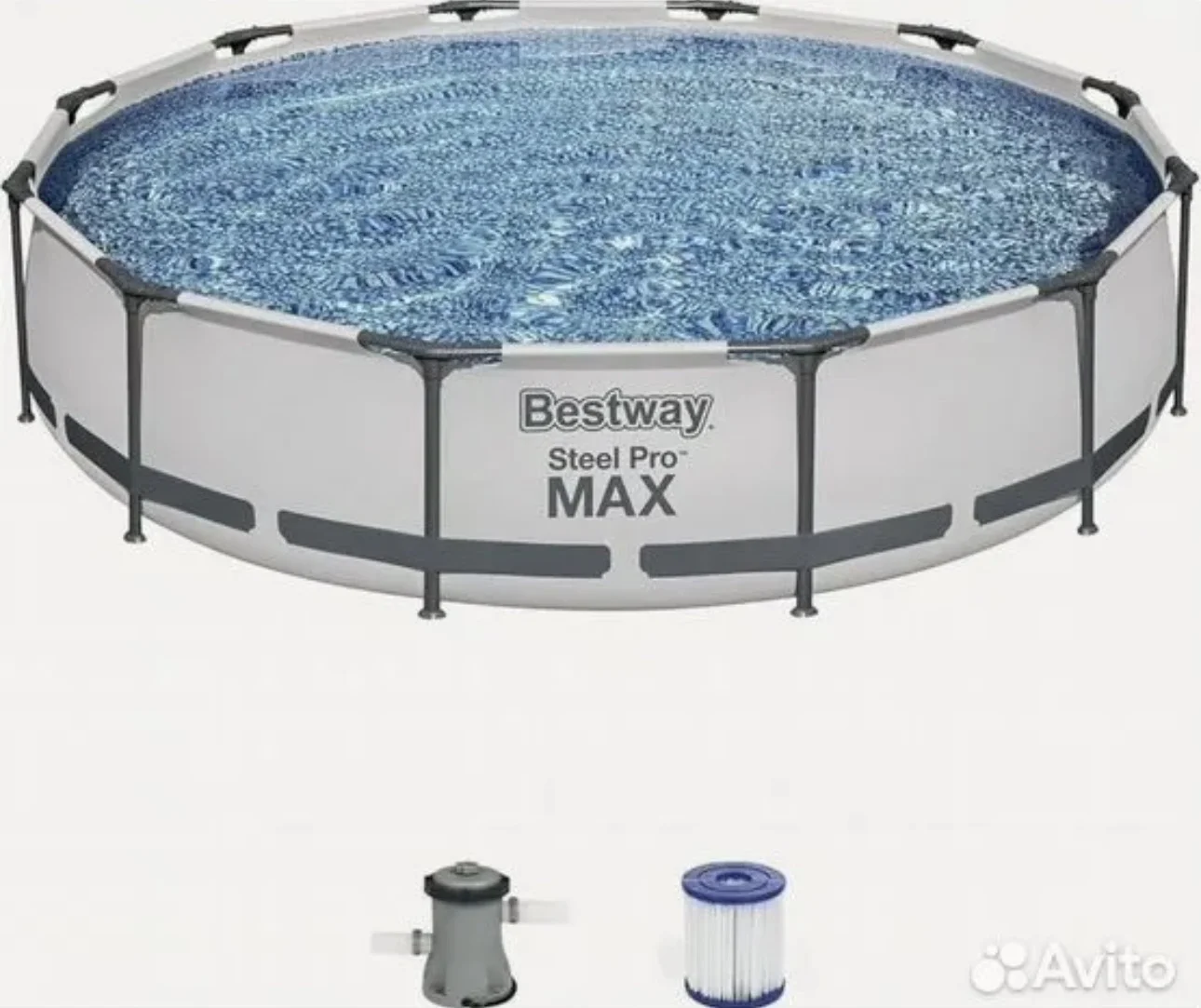 Бассейн Bestway каркасный, с фильтр-насосом - изображение 1