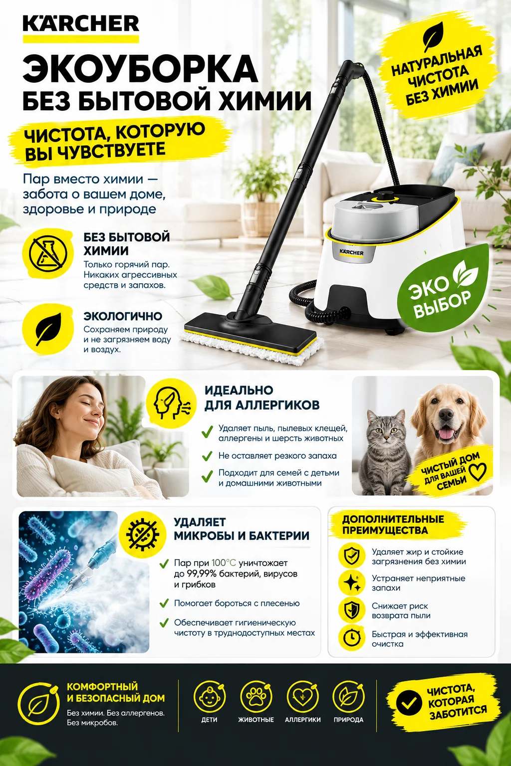 Аренда пароочистителя karcher - миниатюра 4