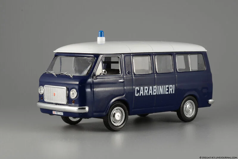Полицейские машины мира №2 fiat 238 carabinieri - миниатюра 2