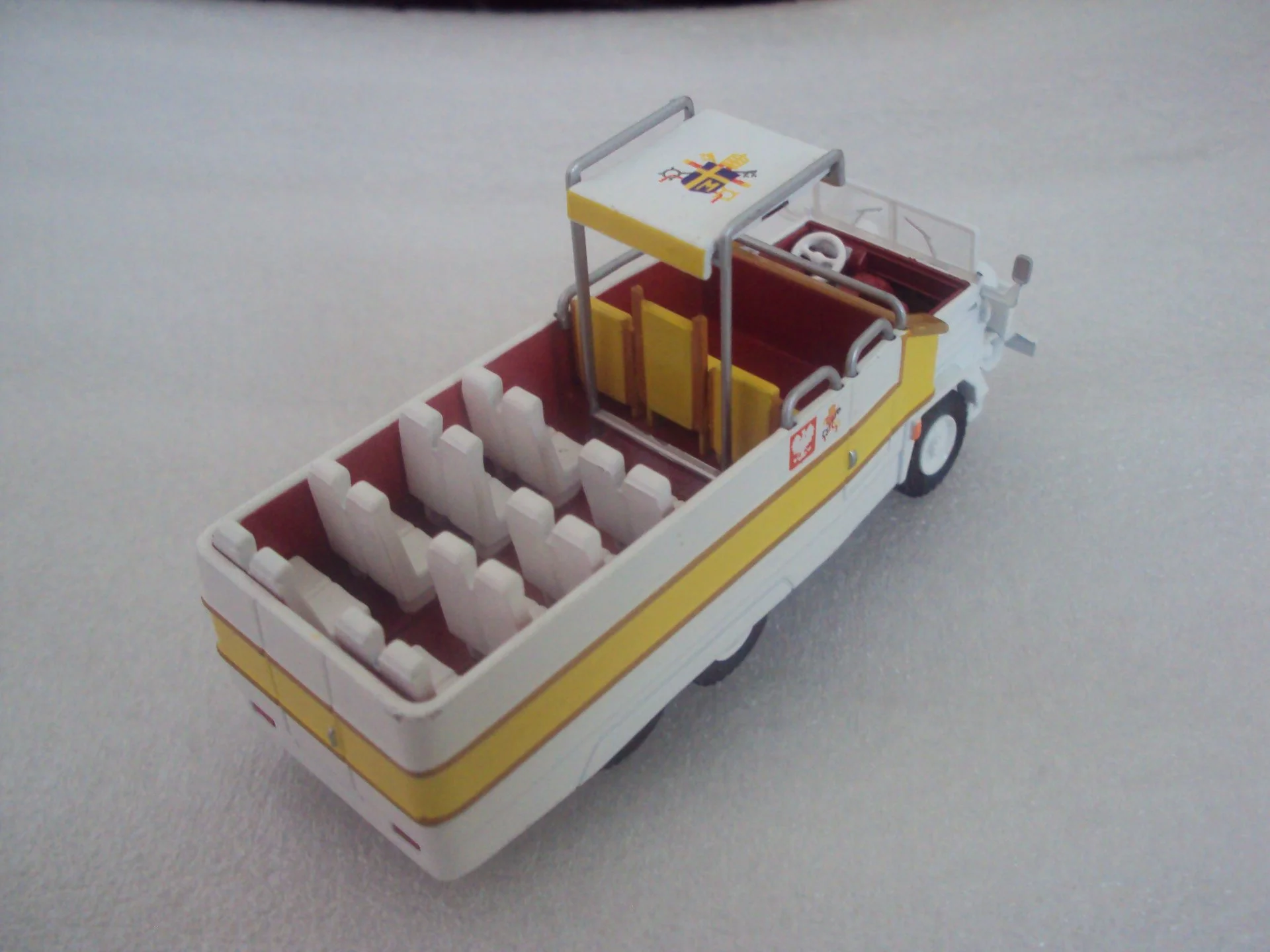 Автомобиль Star 660 Papamobile Папамобиль 1979 - миниатюра 5