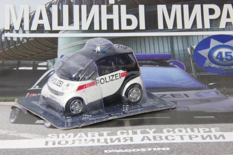 Полицейские машины мира №45 SMART CITY COUPE