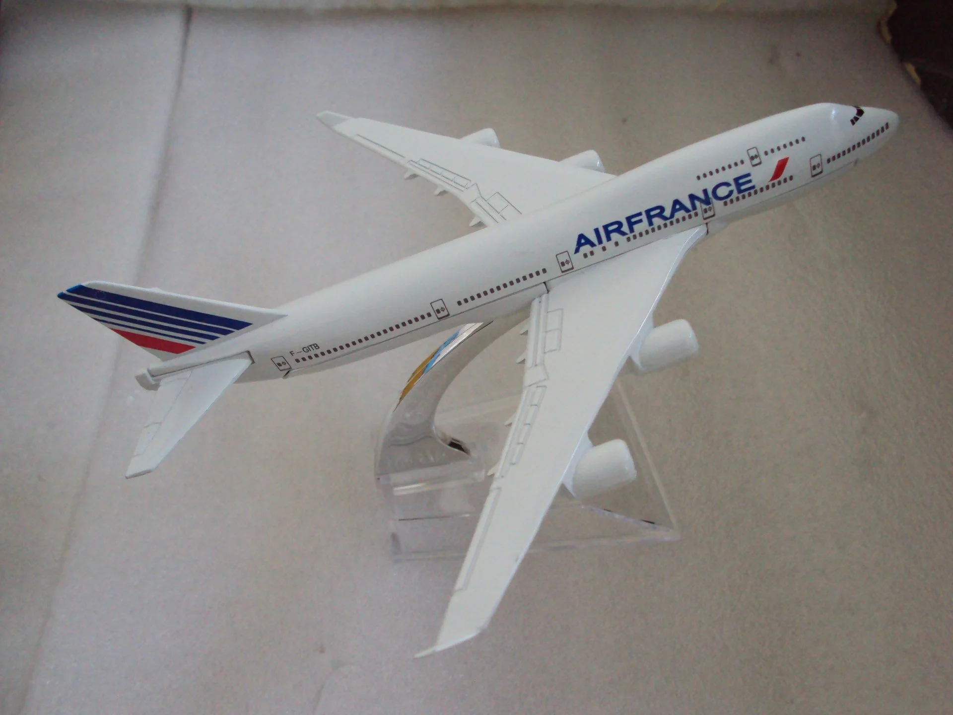 Модель самолёта France Airlines Boeing 747 B747 400 - миниатюра 6