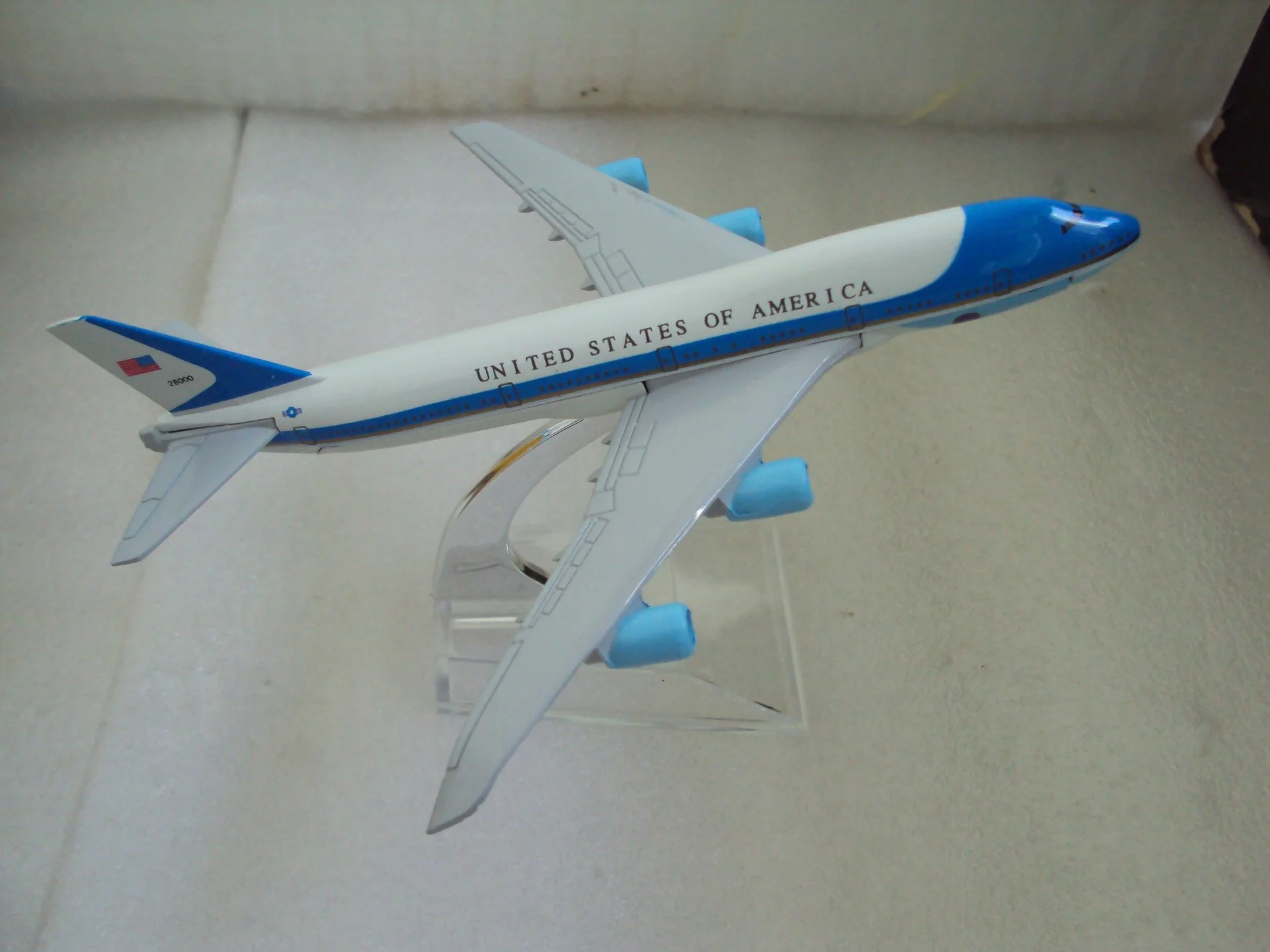 Модель самолёта Соединённых штатов америки Boeing 747 - миниатюра 6