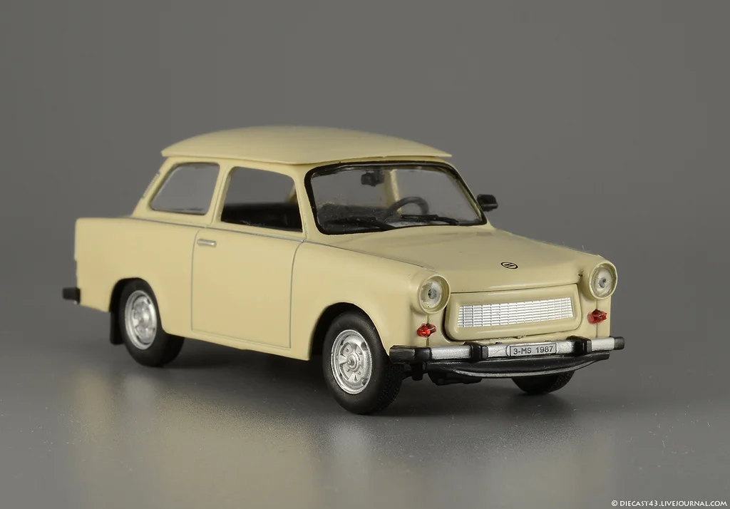 Автолегенды ссср №151 TRABANT P601 - миниатюра 2