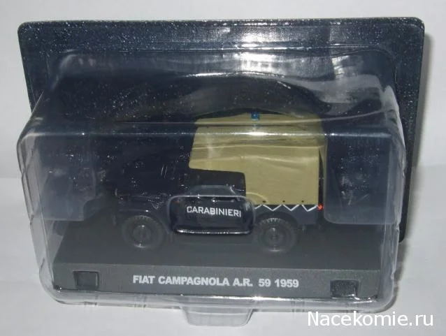 Полицейские машины мира спец.вып №1 FIAT CAMPAGNOLA 1959 полиция италии - изображение 1