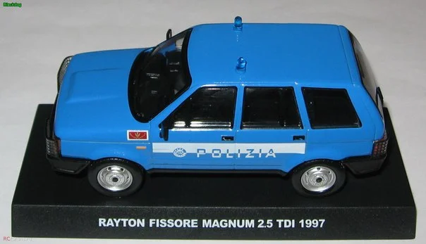 Полицейские машины мира спец.вып №2 RAYTON FISSORE MAGNUM полиция италии - миниатюра 5