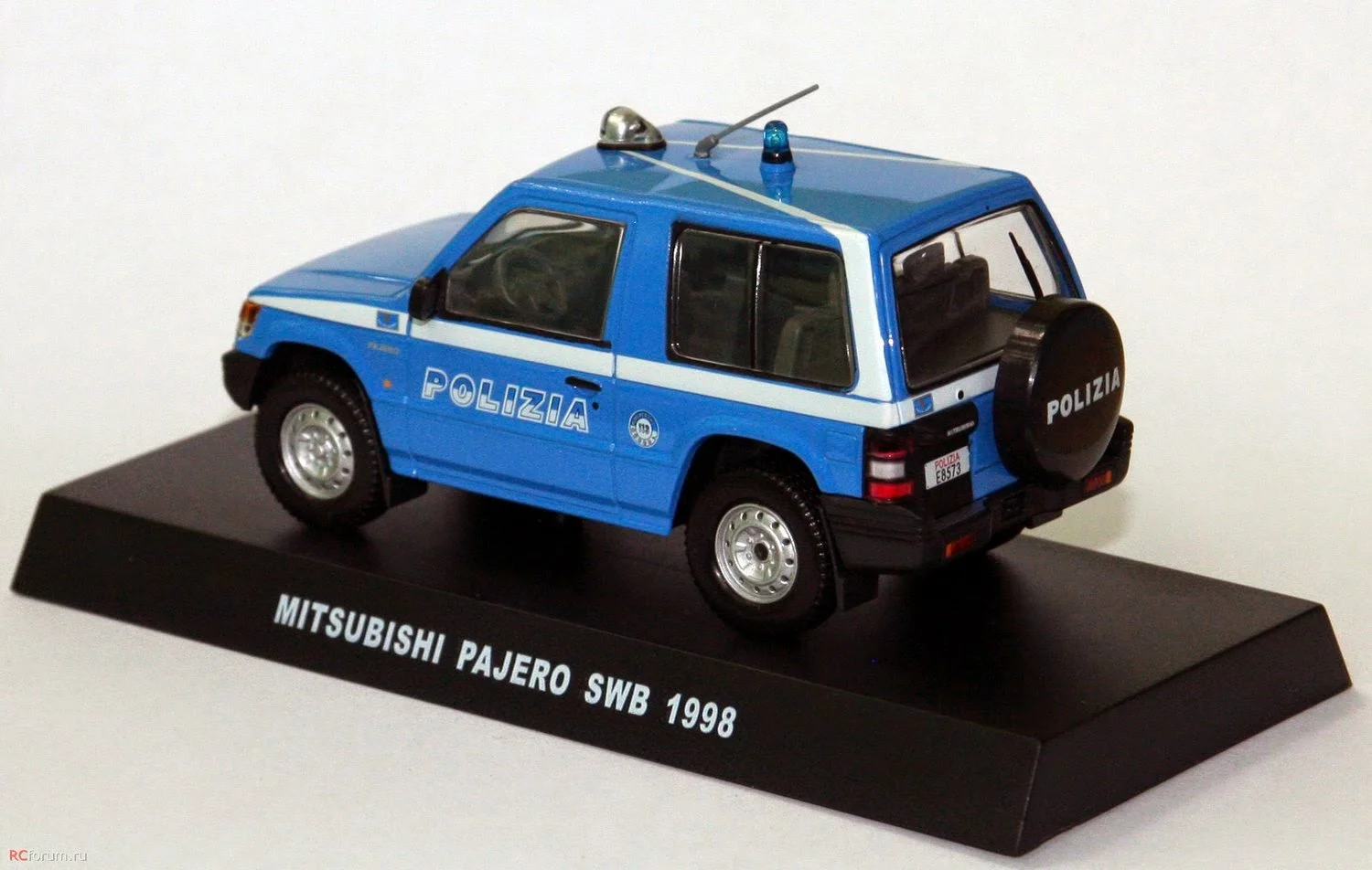 Полицейские машины мира спец.выпуск №4 MITSUBISHI PAJERO Полиция италии - миниатюра 3