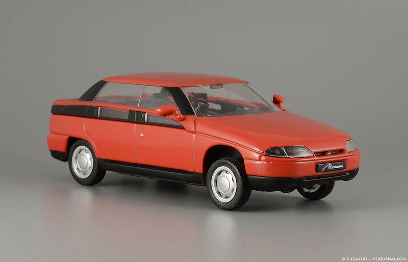 Автолегенды ссср №125 АЗЛК-2143 Яуза Москвич-2143 - миниатюра 2