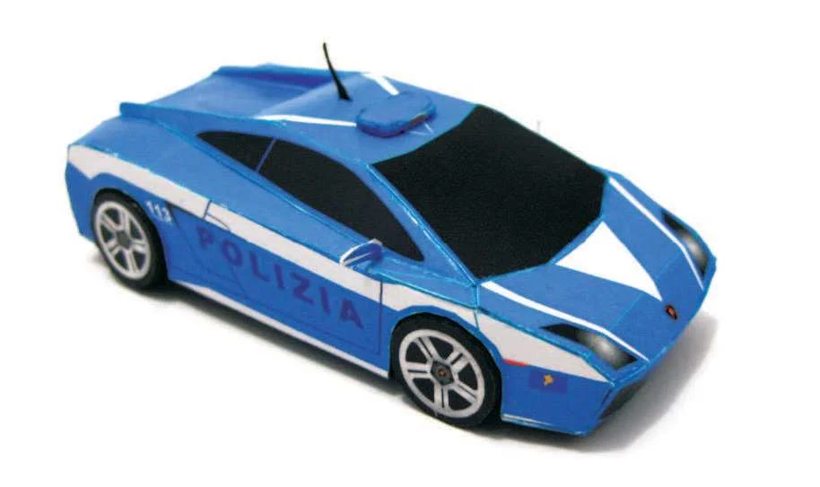 Полицейские машины мира №20 LAMBORGHINI GALLARDO полиция италии - миниатюра 2