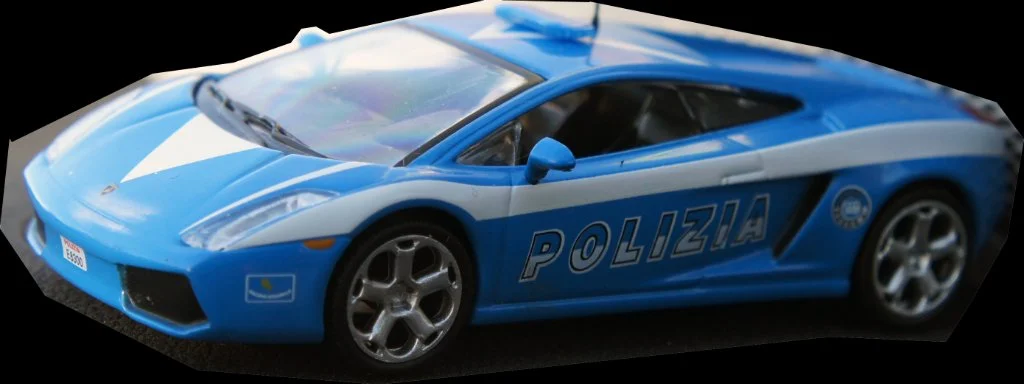 Полицейские машины мира №20 LAMBORGHINI GALLARDO полиция италии - миниатюра 3