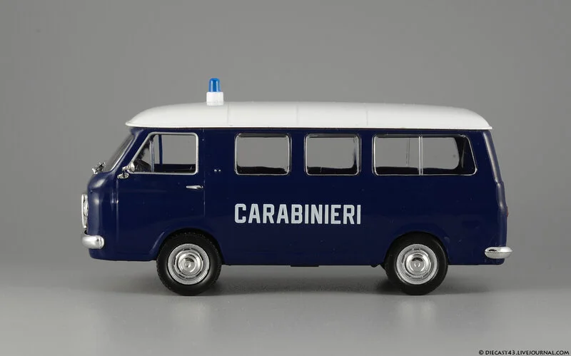 Полицейские машины мира №2 FIAT 238 CARABINIERI 1967 полиция италии - миниатюра 5