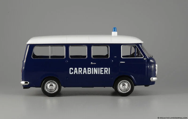 Полицейские машины мира №2 FIAT 238 CARABINIERI 1967 полиция италии - миниатюра 6